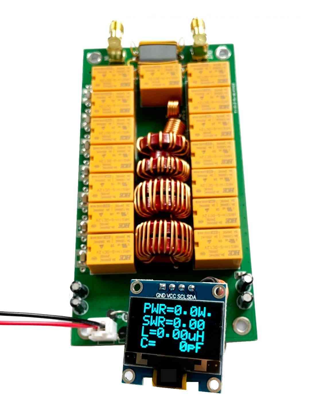 Atu-100 1.8-50mhz kit fai da te sintonizzatore d'antenna automatico da n7ddc 7x7 firmware programmato/smt/chip saldato