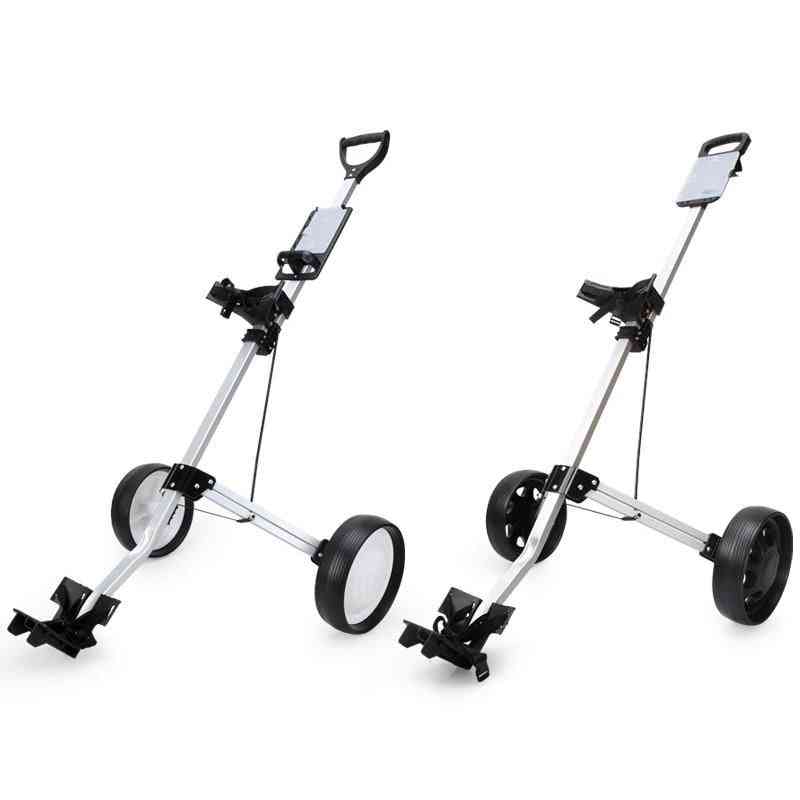 Multifunctional- Foldable Golf Bag Trolley & Push Pull Cart