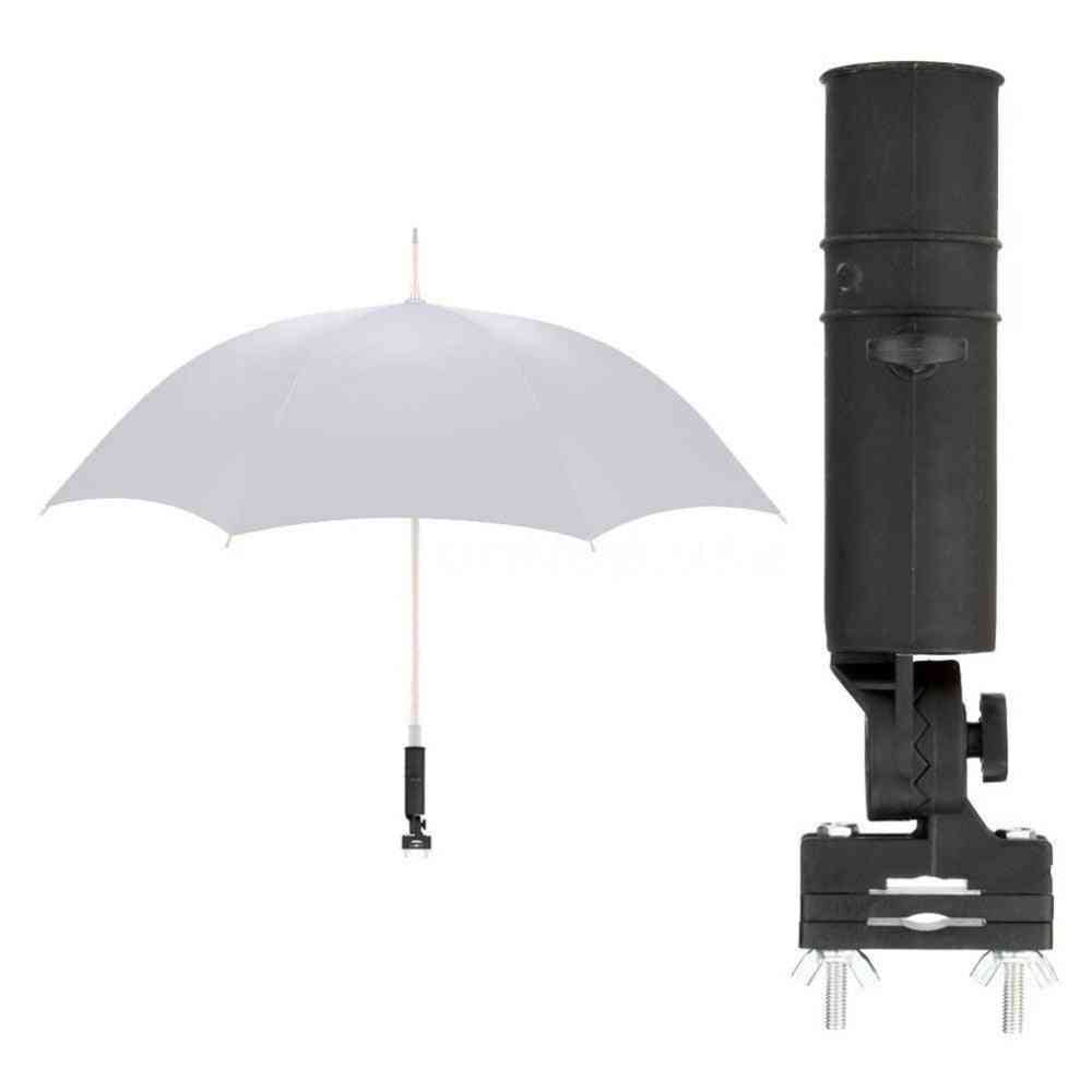 Golf Car Umbrella Holder Stand, Durable, Adjustable, Angle For Buggy Cart