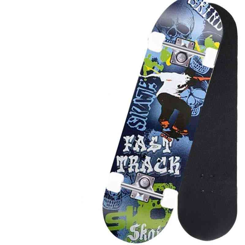 80*20cm skateboard, dubbel upprätt fyrhjulsdäck pennyboard