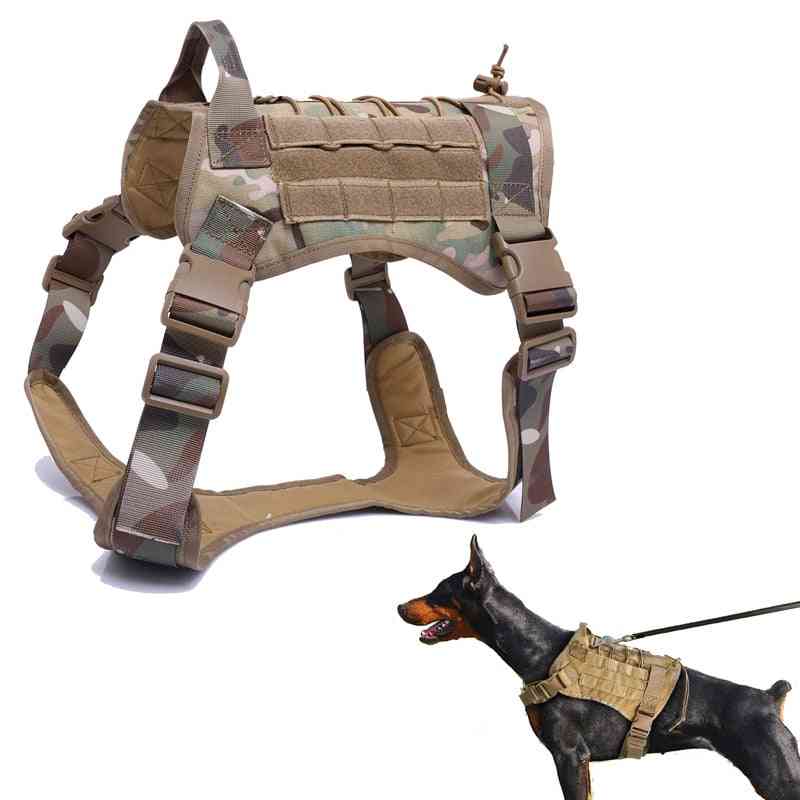 Tactical Service Dog Vest, Breathable Military Clothes Harness
