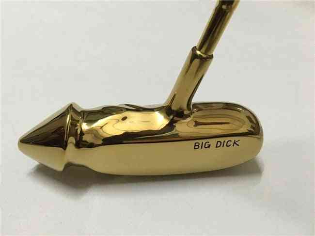 Golf Clubs- Big Dick Putter, Steel Shaft With Head Cover