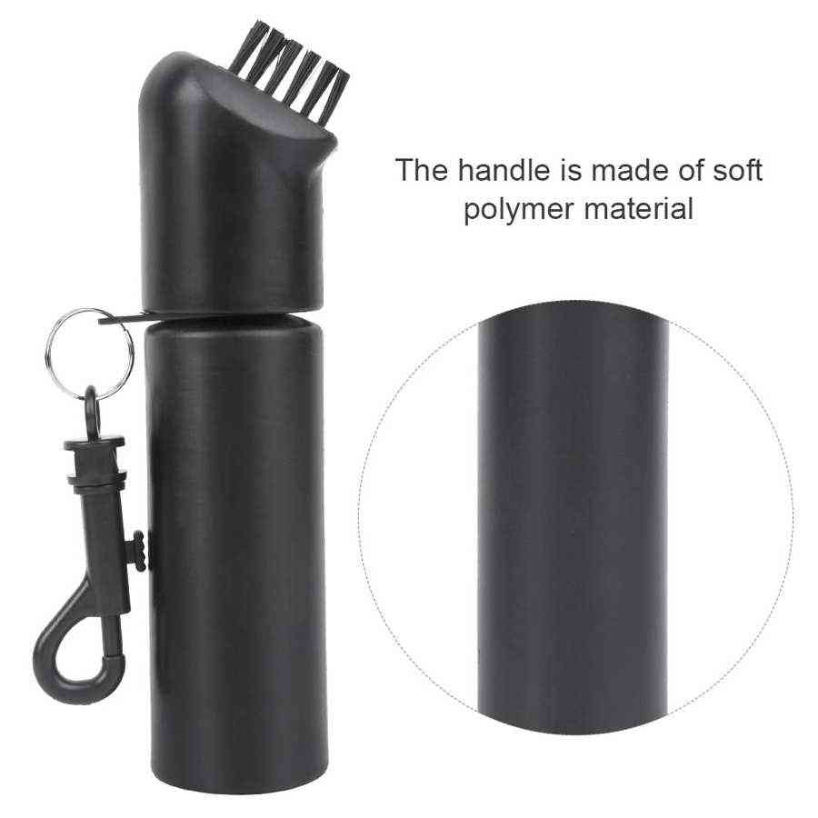 Golf Scrub- Iron Ball Cleaning Brush With Water Bottle
