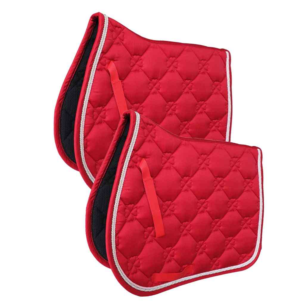 Horse Quilted English Saddle Pad, Trail Dressage Jumping Show