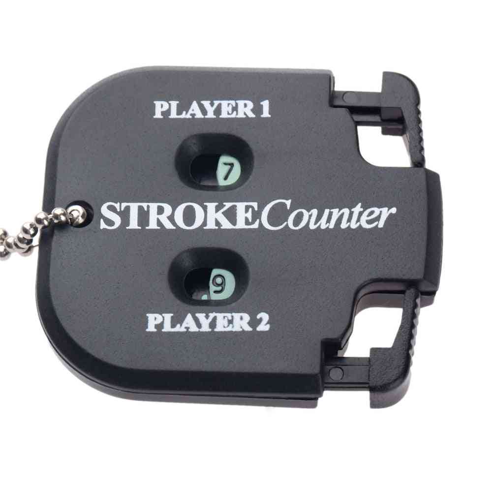 Mini Handy, Golf Shot Stroke, Putt Score Counter, Two-digits Scoring With Key Chain