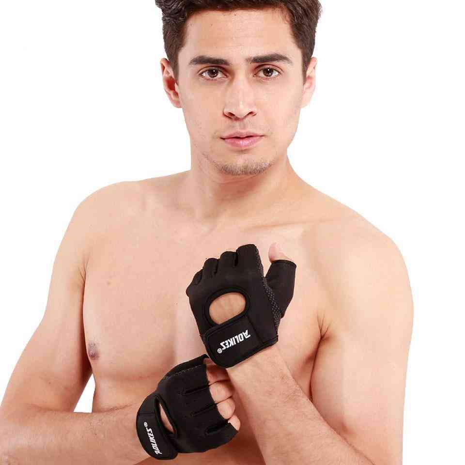 Half-finger Anti-slip, Weight Lifting, Breathable Training, Fitness Gloves