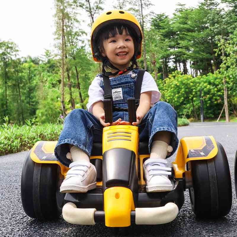 Children's Intelligent Electric Spinning Car Four-wheel Baby Toy