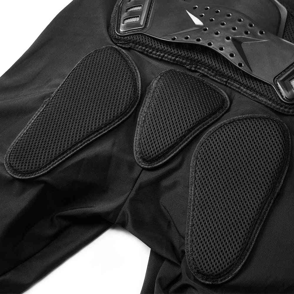 Motokrosové skateboardové kalhoty na stehna, ochrana zad a rozkroku, snowboardové kalhoty