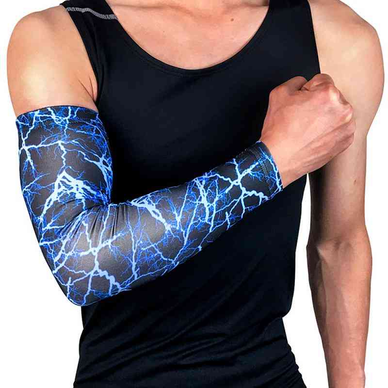 Høj kvalitet hurtig tør UV beskyttelses arm ærmer basketball albue pad