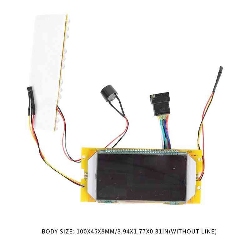 Elektrisk scooterdisplay, LCD-skärm, ersättningstillbehör, lämplig för kugoo