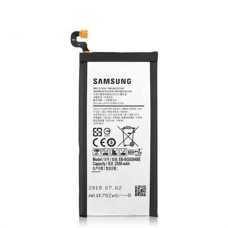 Batterie d'origine 2550mah pour s6 g9200 g9208 g9209 g920f g920 g920v/t/f/a/i + outils