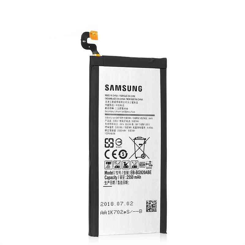 Batterie d'origine 2550mah pour s6 g9200 g9208 g9209 g920f g920 g920v/t/f/a/i + outils