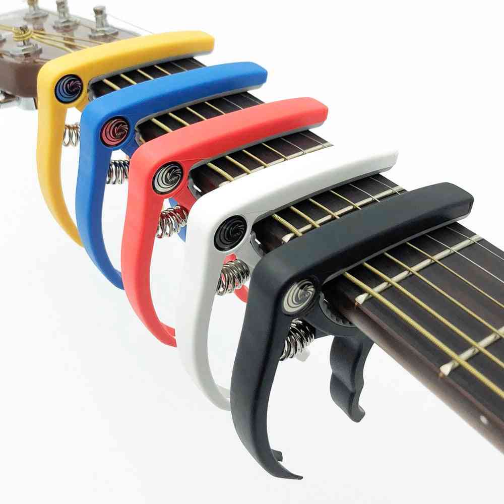 Capotasto per chitarra in plastica, basso acustico-elettrico a 6 corde