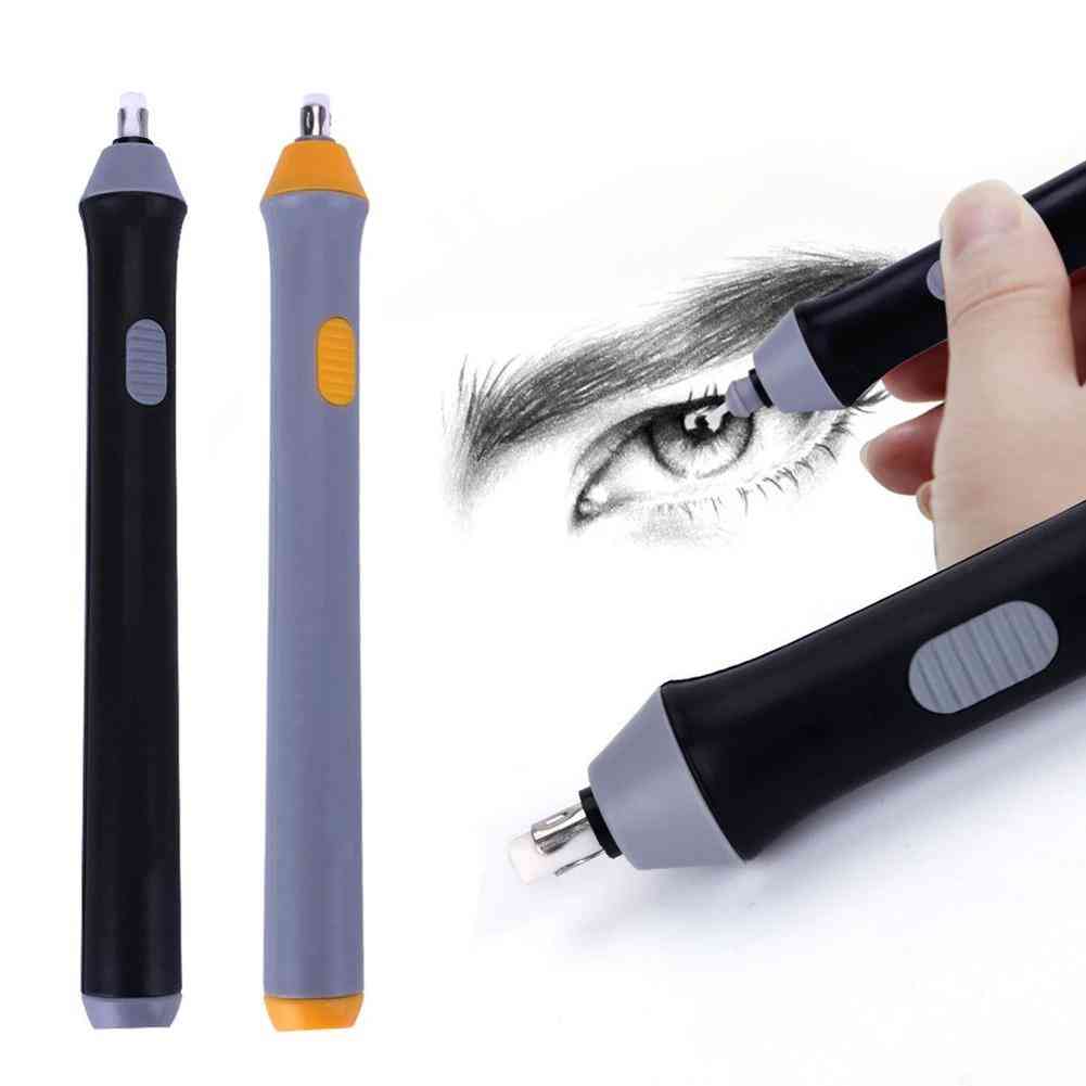 Automatic Pencil Eraser With Additional Replaceable Rubber