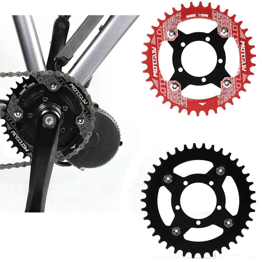 Aluminum Alloy- Mid Drive Motor, Electric Bicycle, Chain Ring Adapter