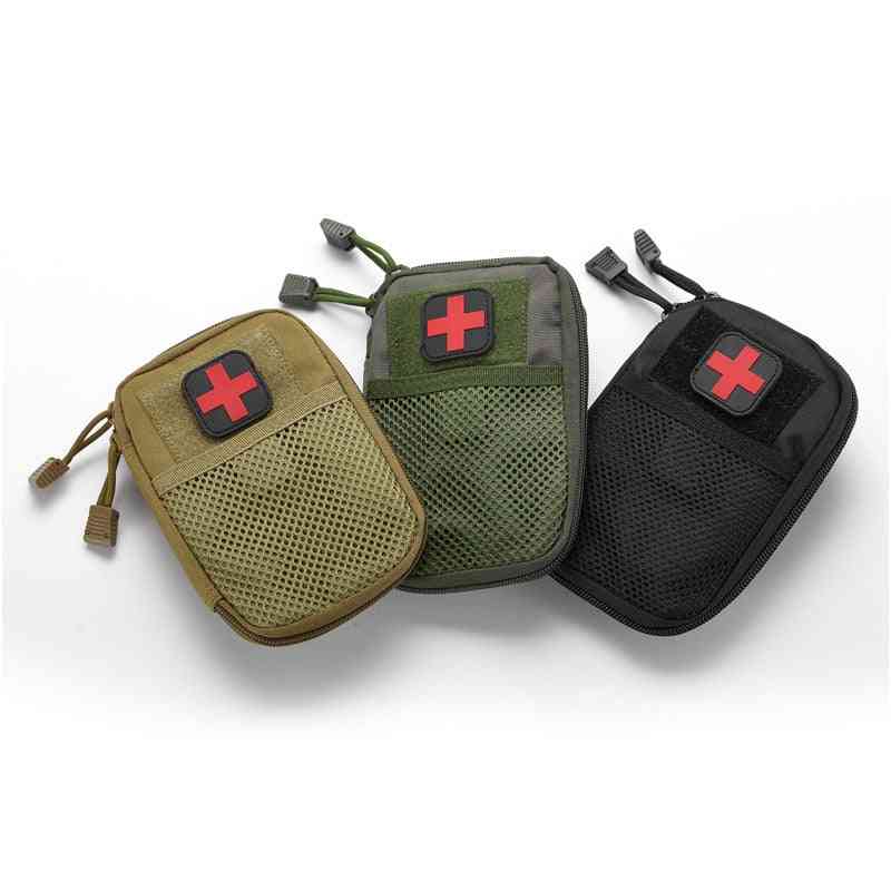 Taktická prvá pomoc, lekárska taška pre núdzovú vonkajšiu armádu, poľovnícky kempingový nástroj