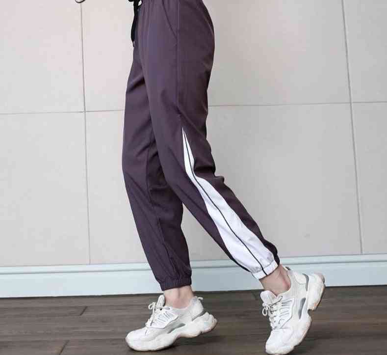 Pantaloni sportivi da fitness donna fascia elastica