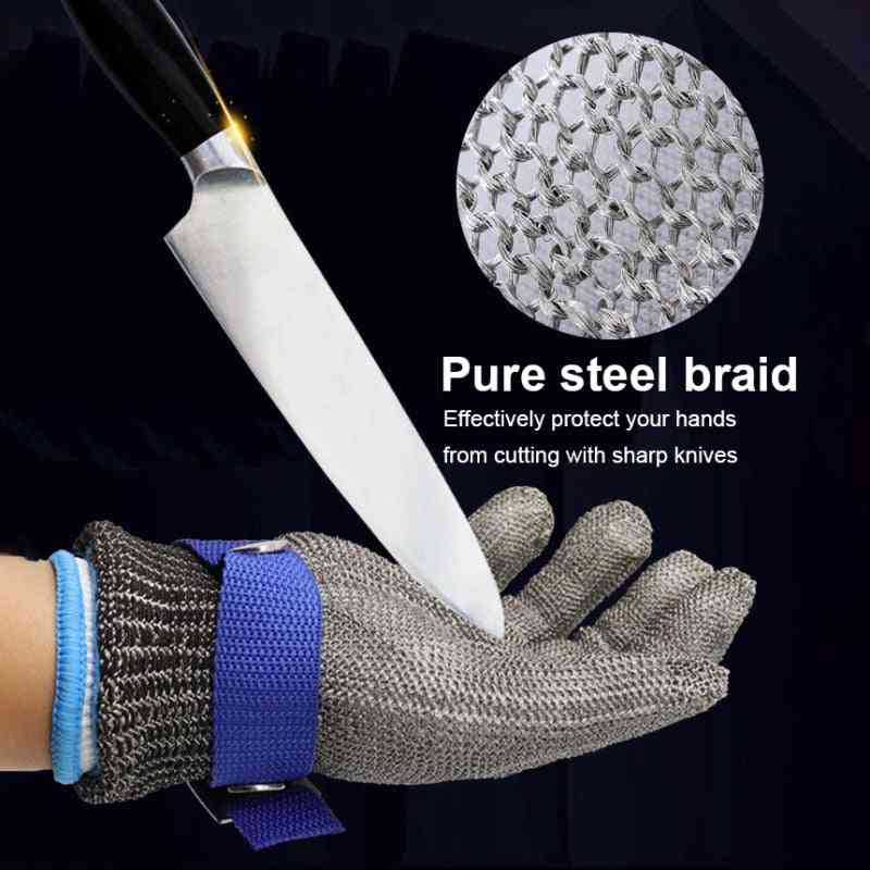 Steel Wire Metal Mesh Gloves