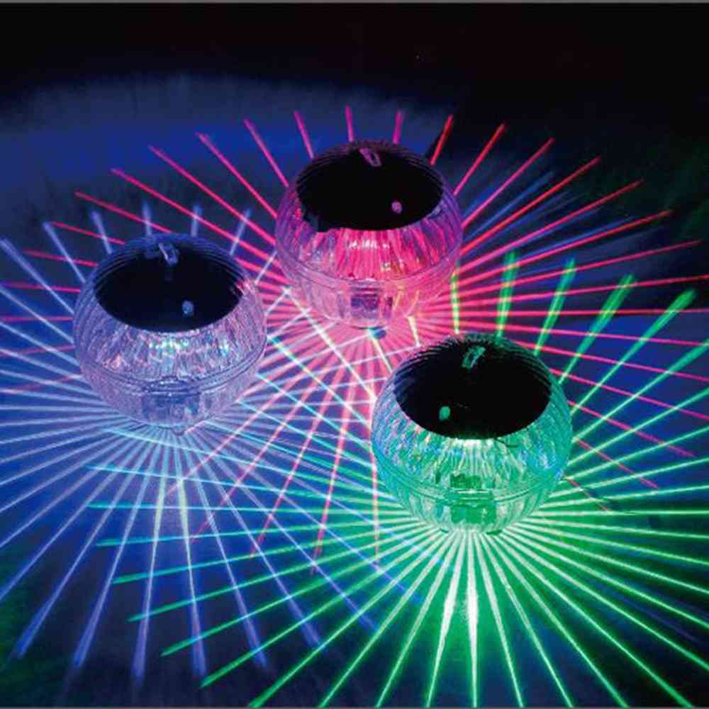 Waterproof- Solar Floating Color Changing, Garden Pool, Fountain Light
