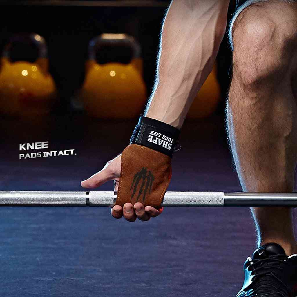 Impugnature per sollevamento pesi - palm gym da ginnastica, guanti protettivi per la potenza