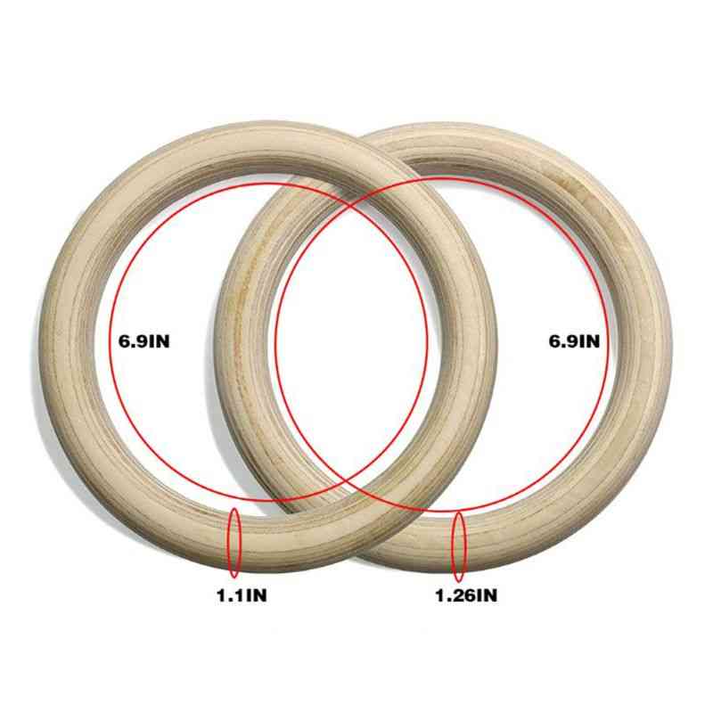 Wooden Gymnastic, Pull-ups Muscle, Training Ring