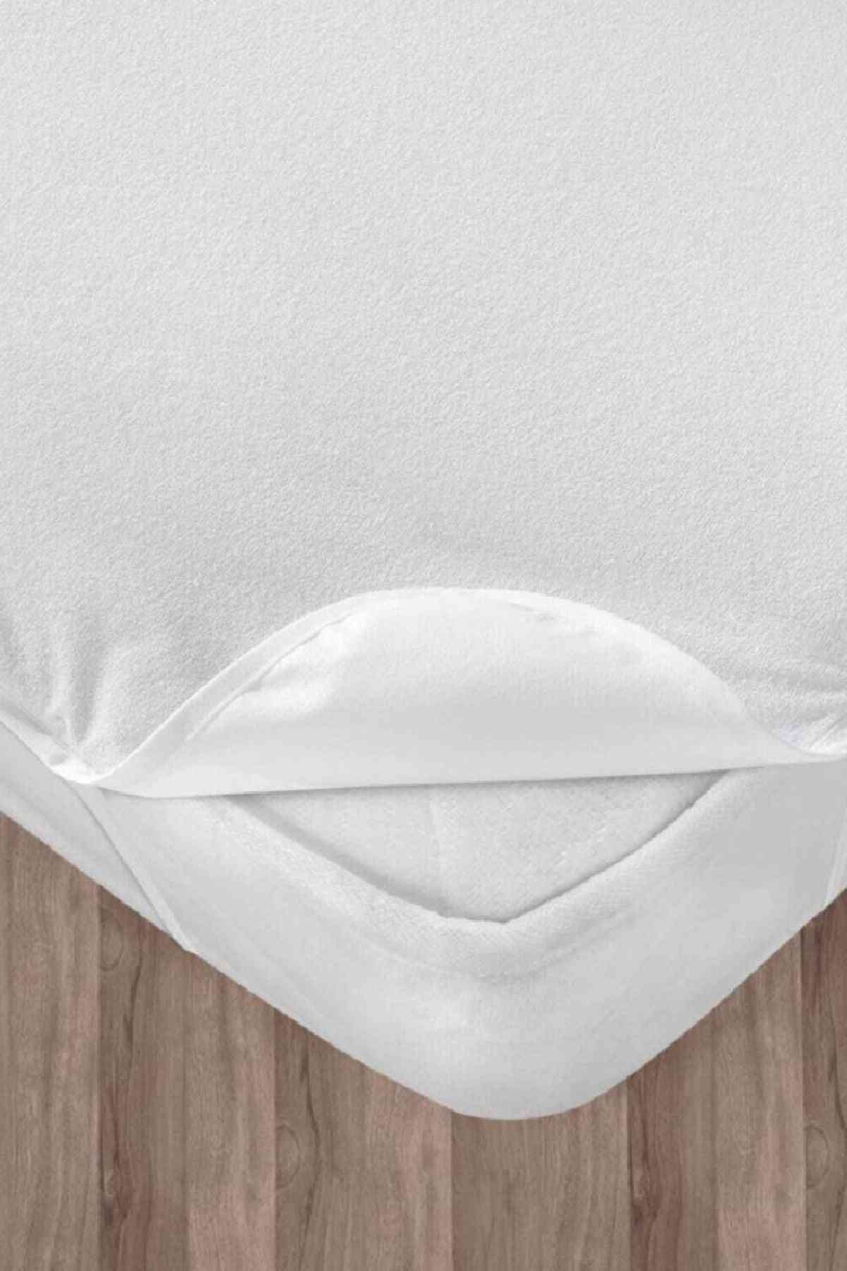 Barneseng krybbe sengelinned madrasbeskytter, monteret lagen hjørne elastik