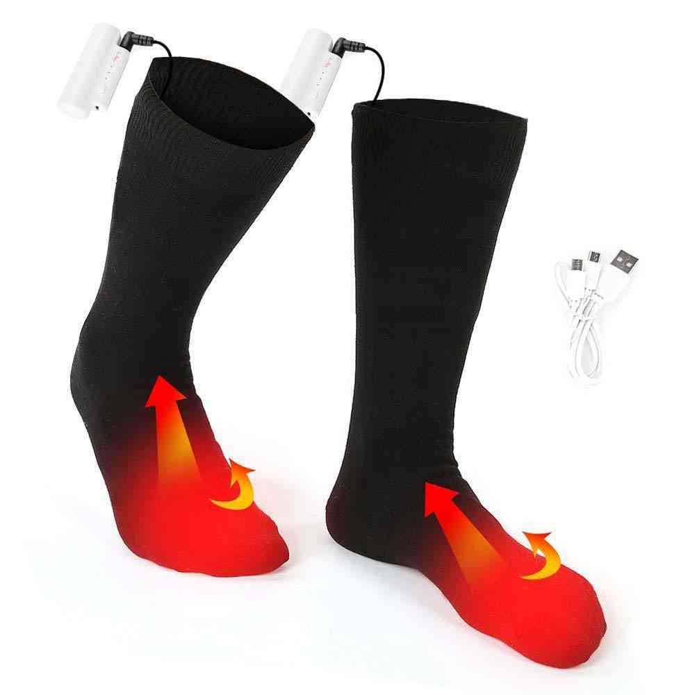 Elektrisk oppvarmede sokker