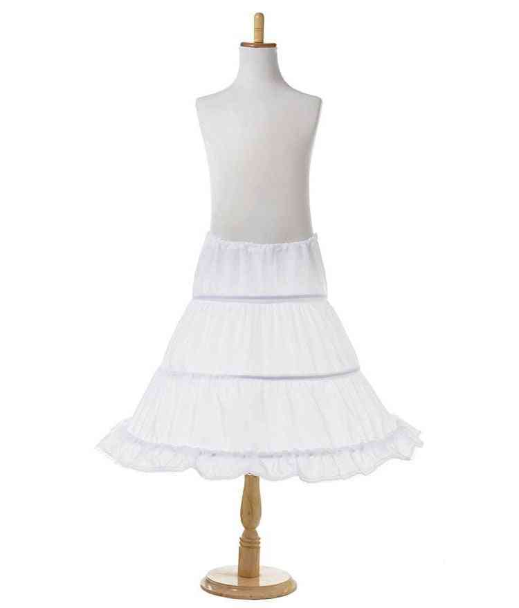 Nové formální 3 obruče, dětská sukně, plesové šaty
