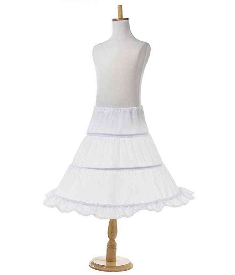 Nové formální 3 obruče, dětská sukně, plesové šaty