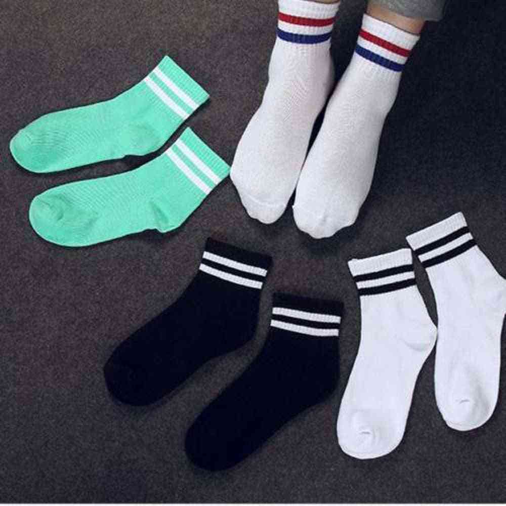 1pair 100% Cotton Casual Sports Sock