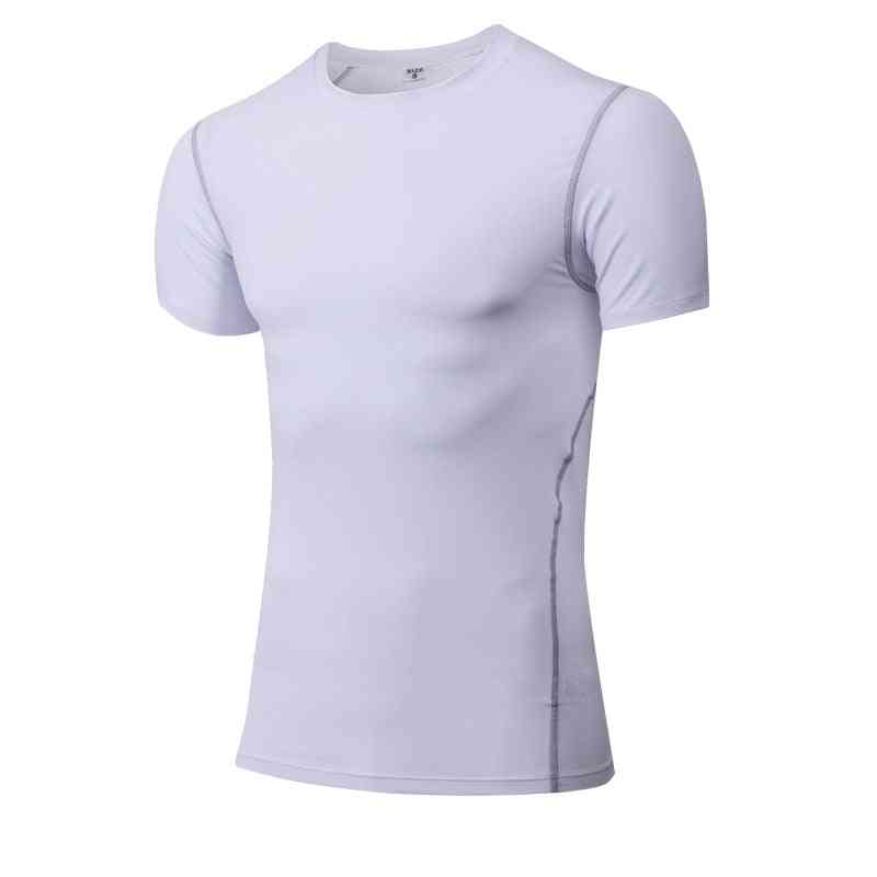 Maglia sportiva, t-shirt attillata fitness palestra uomo