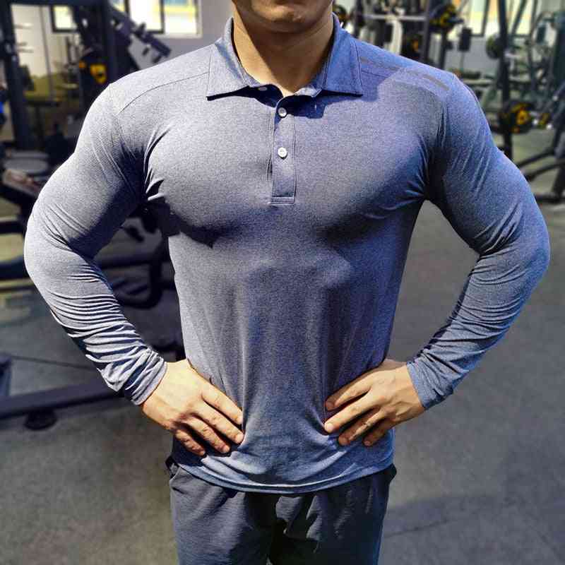 Quick Dry Running Shirt, Men Bodybuilding Sport T-shirt