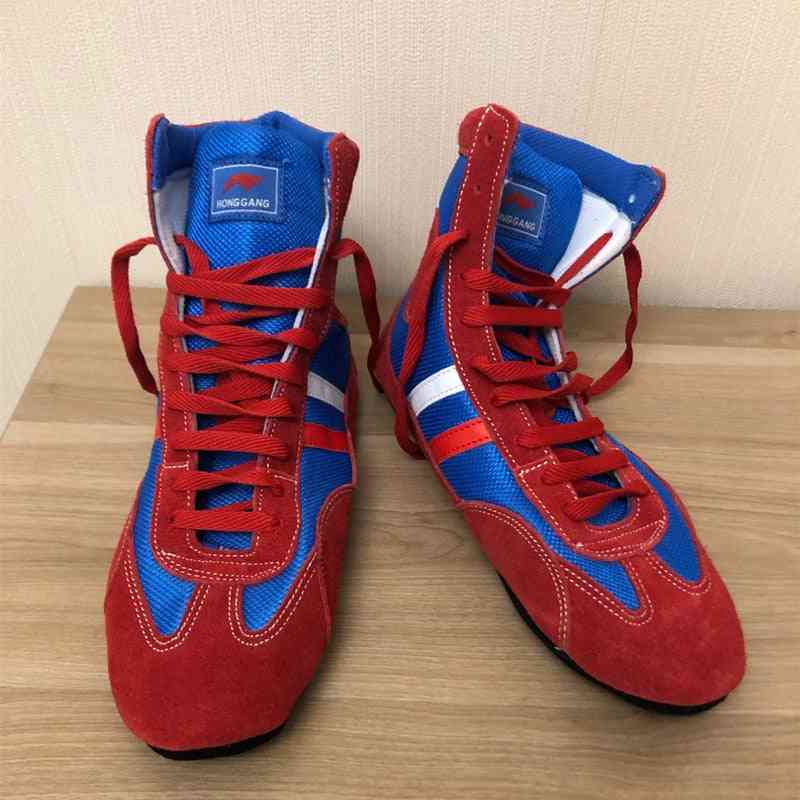 Soft Outsole Wrestling Shoes, Boxing Fighting Sneakers