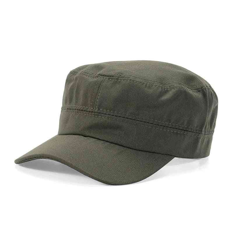 Hat Flat Top Breathable Sun Protective Casual Cap
