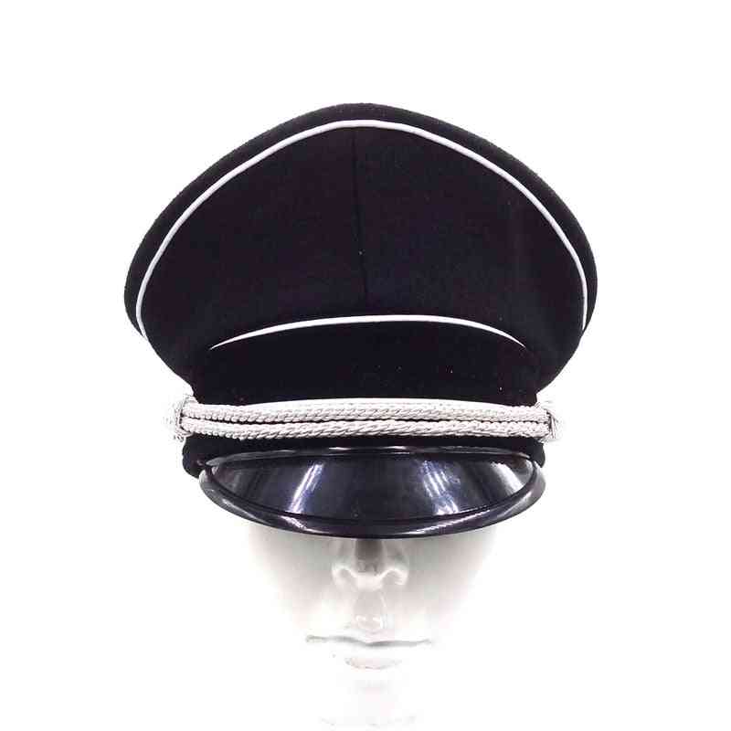 German Elite Officer Wool Hat,  Visor Cap