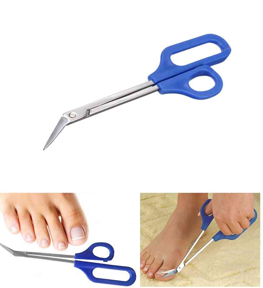 8'' Long Grip, Toe-nail Trimmer For Disabled Cutter, Scissor Clipper