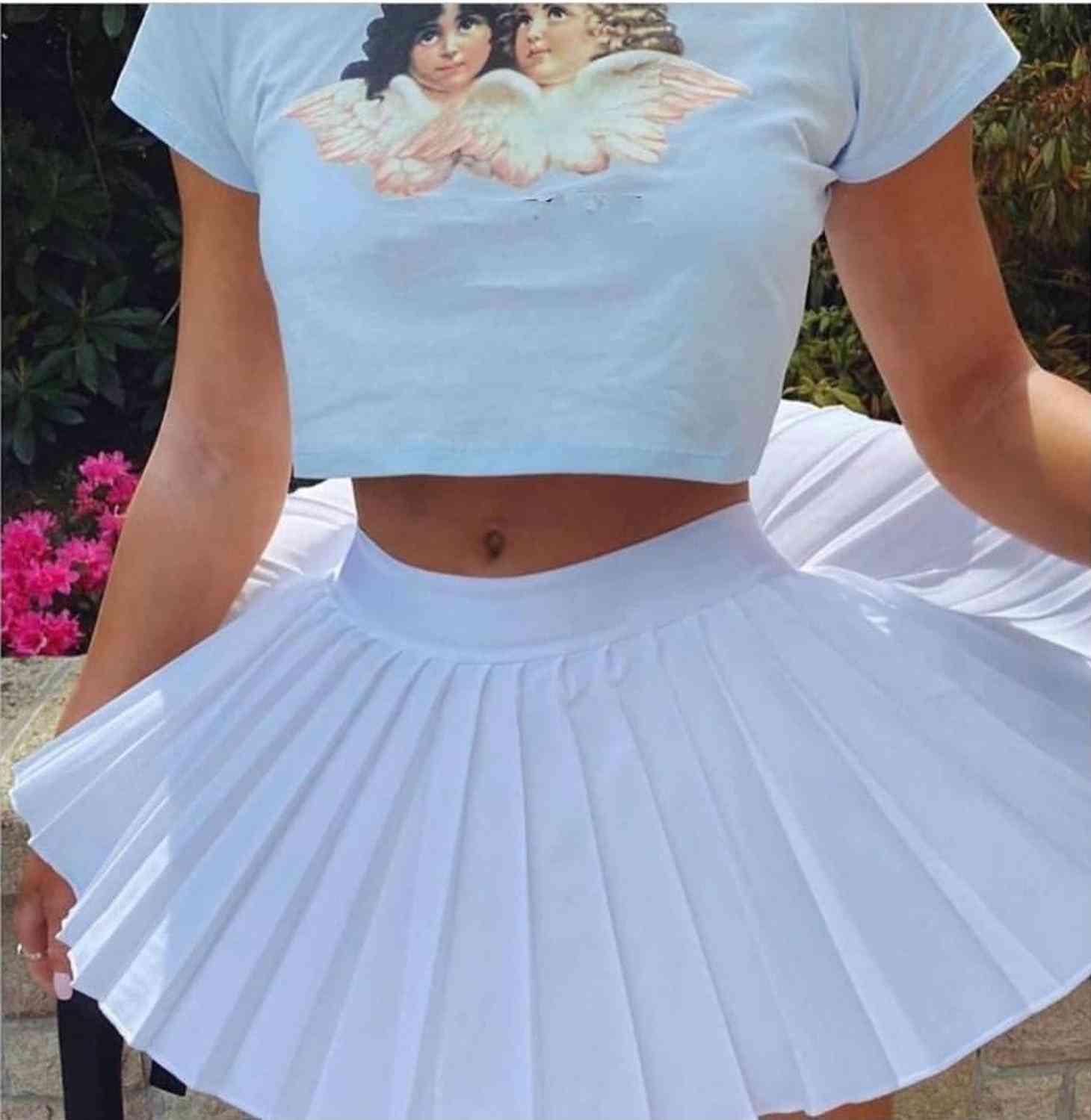 High Waist Mini Skirt, Women Sexy Tennis Skirt