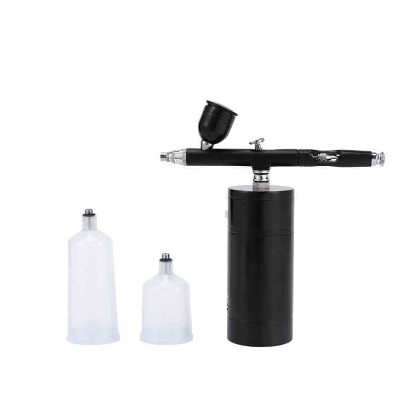 Wireless Airbrush Compressor, High-capacity Ink Cup For Nail Paint Cake