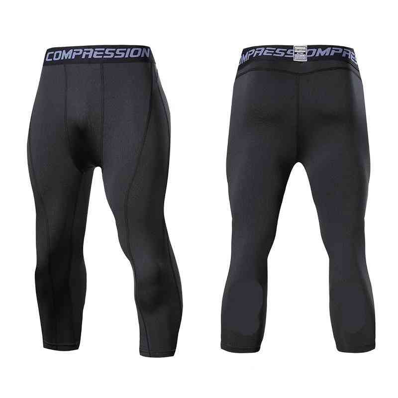 Pantalons de sport serrés à compression pour hommes, pantalons à séchage rapide