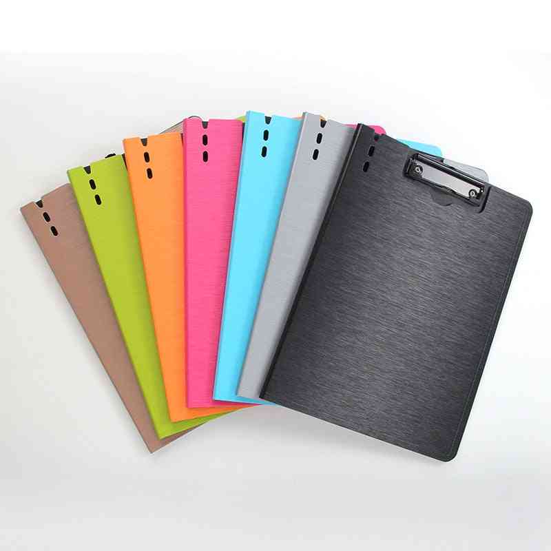 Matte Texture, Portable Tray, Office Meeting Waterproof Pocket  Writing Pad