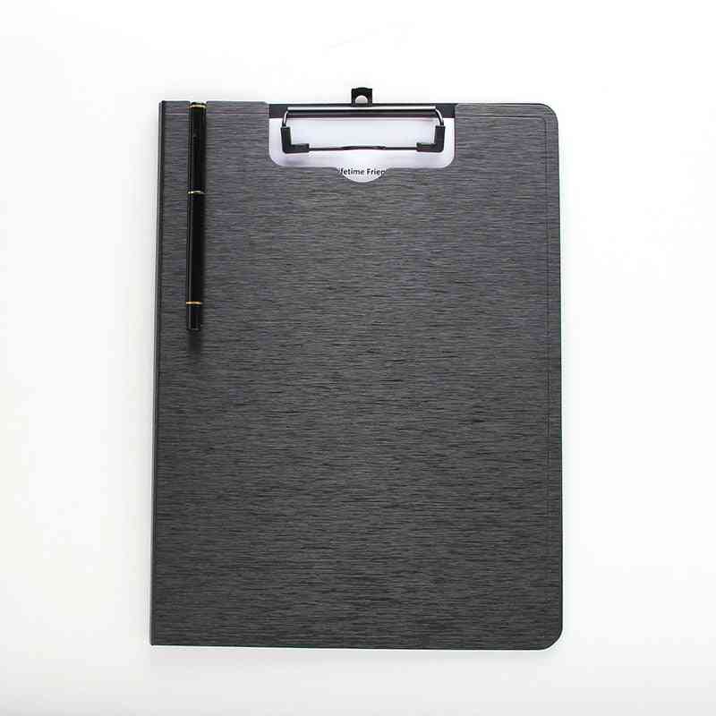 Matte Texture, Portable Tray, Office Meeting Waterproof Pocket  Writing Pad