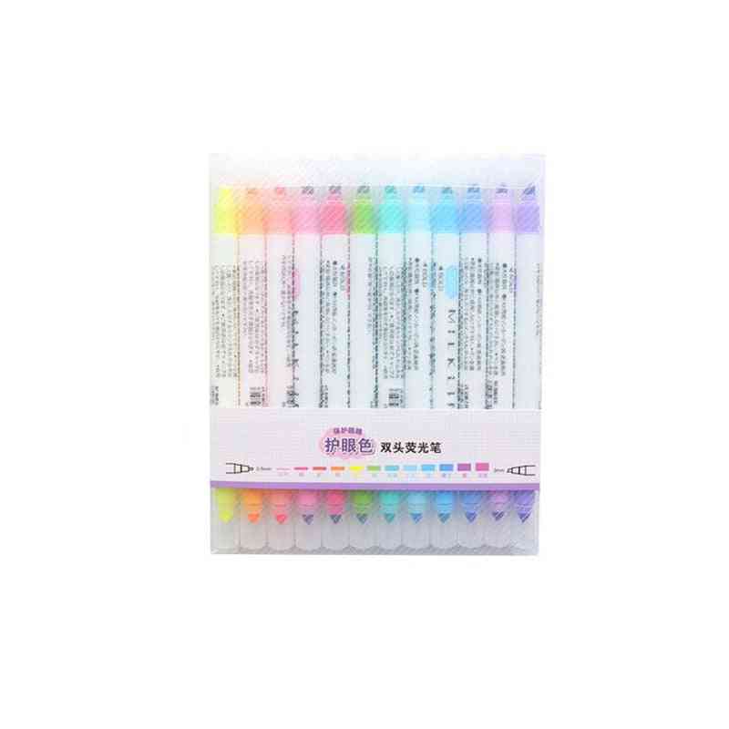 12 színű kiemelő /mondatjelző toll