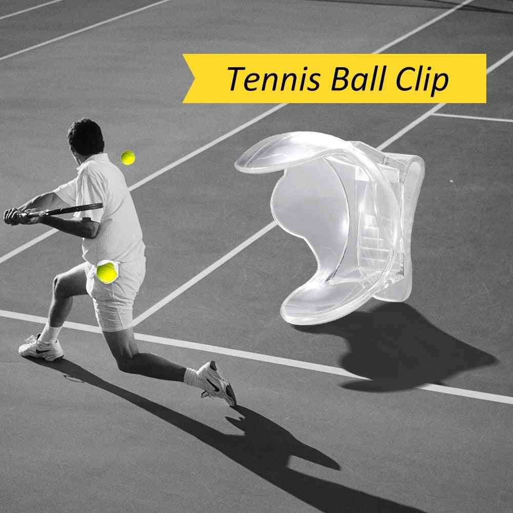Tennis Ball Holder Waist Clip Transparent Holds