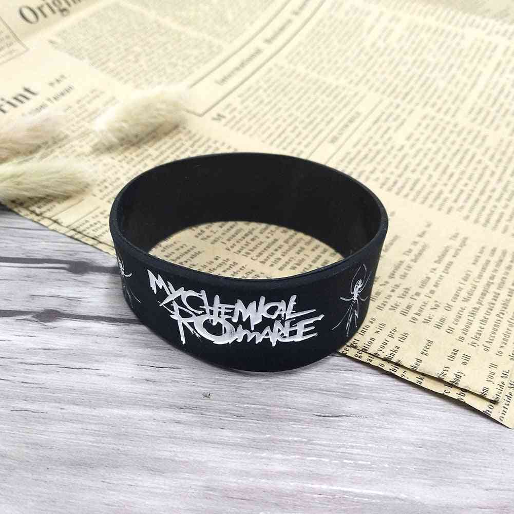 My Romance Silicone Bracelet, Punk Rock Band Music Wristband Bracelet