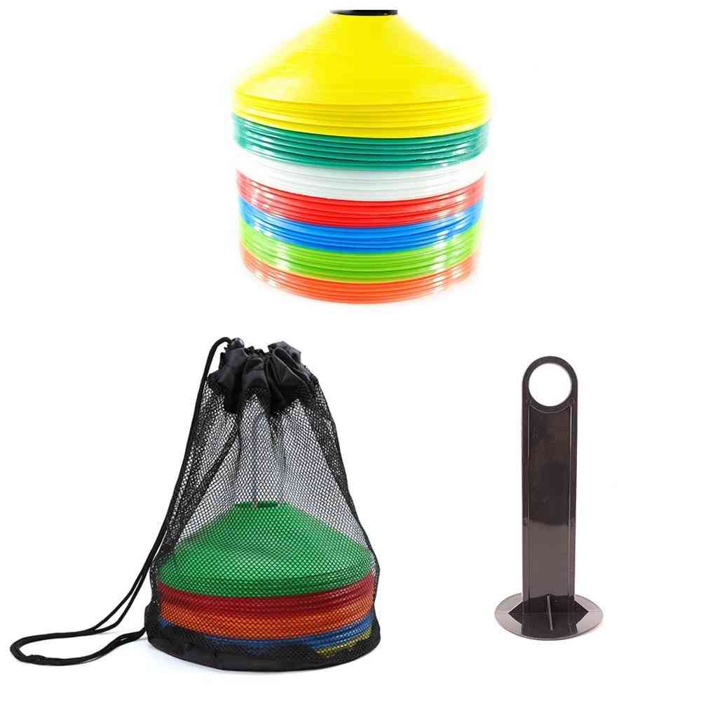 10pcs- Cones Marker Discs, Soccer Football, Saucer Sports Accessories