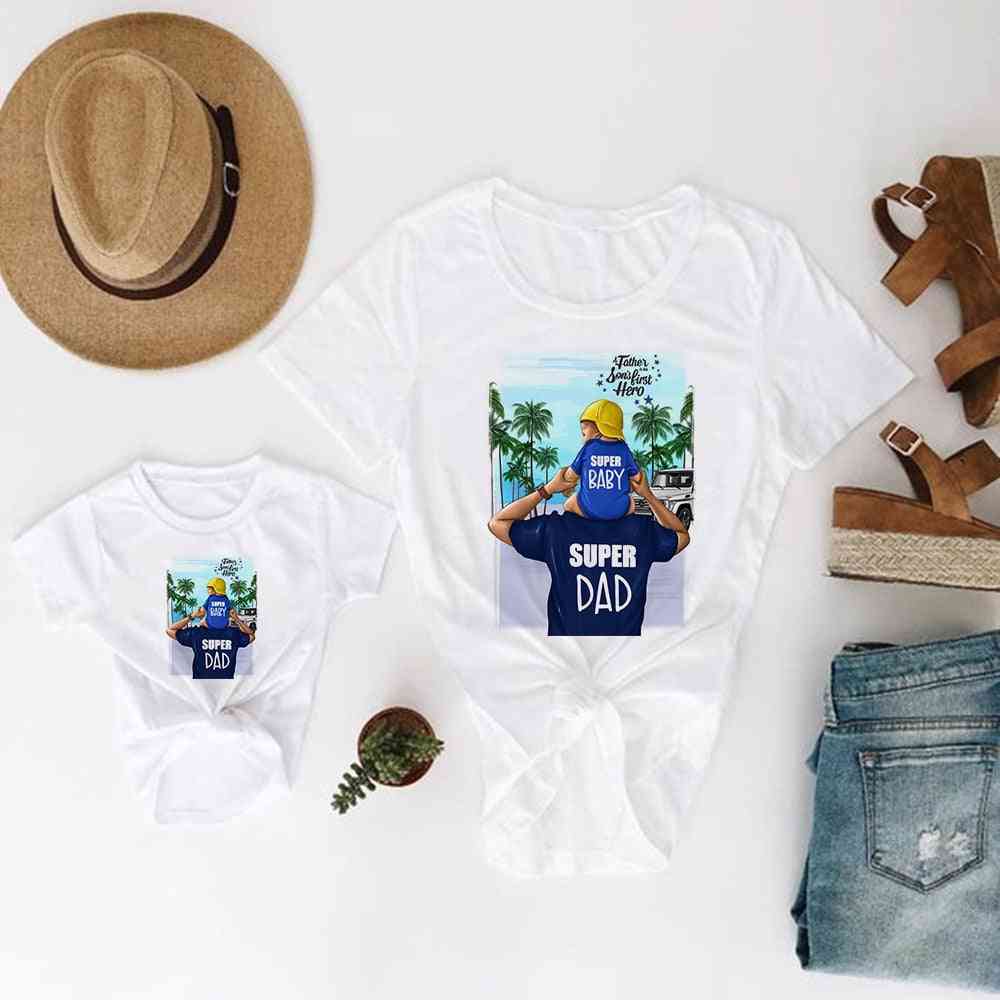 Family Mother And Daughter Clothes, Baby T-shirt ( Set-7 )