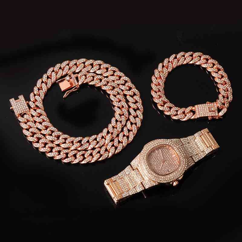 Necklace, Watch, Bracelet, Hip-hop Chain