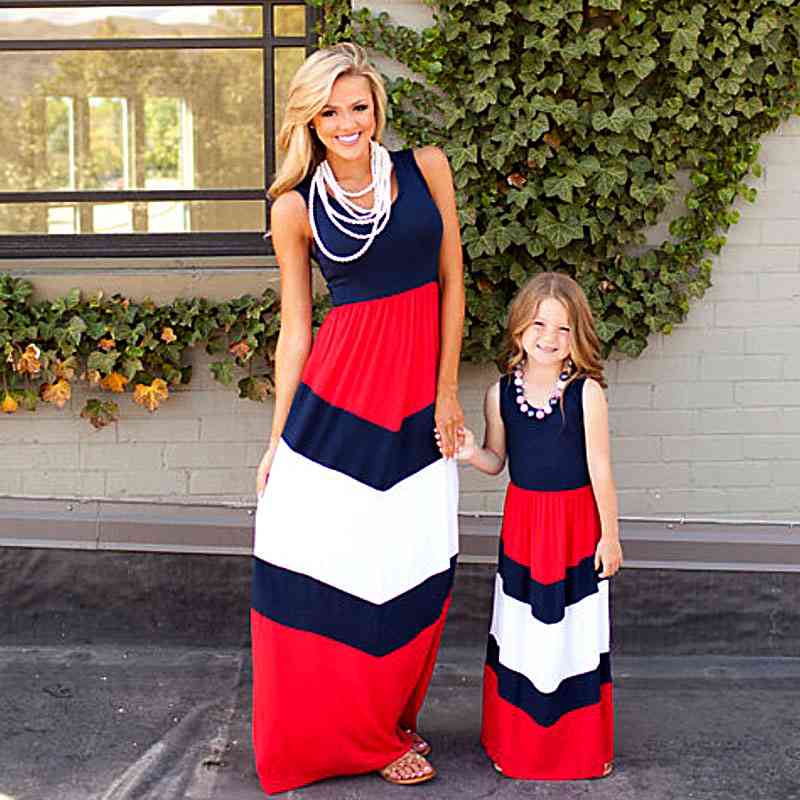 Family Matching Mother-daughter Dresses