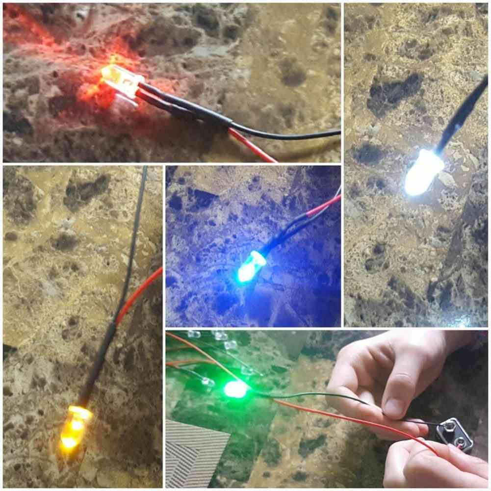 Ampoule de câble de lampe à LED diode émettrice de courant continu pré-câblée