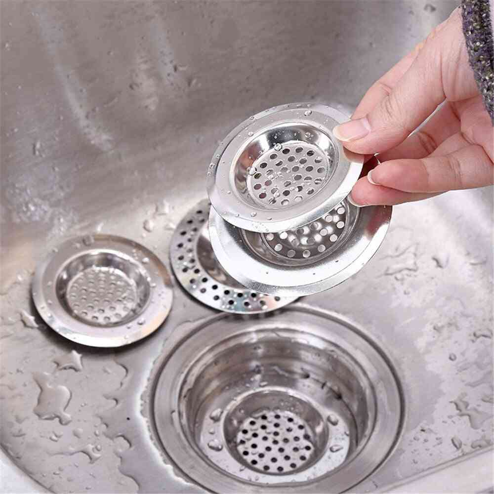 Water Washable & Reusable Stainless Sink Strainer Cover / Floor Drain Plug